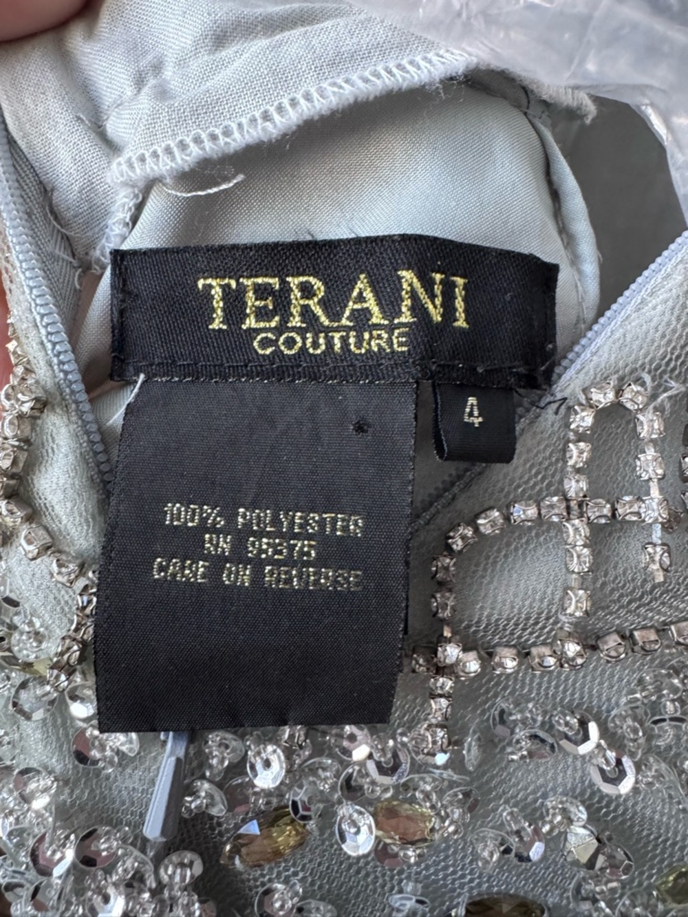 Terani Couture Feathered Gown - Picture 9 of 12